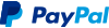 PayPal logo featuring a stylized 'P' alongside the 'PayPal' wordmark.